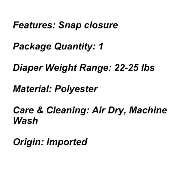 Speedo - Baby Boys Swim Diaper With Snaps - Blue - Large (22 - 25 lbs) - Picture 4 of 9